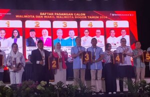 Pengundian Nomor Urut Calon Wali Kota dan Wakil Wali Kota Bogor 2024: Berikut Hasilnya