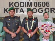 Kodim 0606/Kota Bogor Gelar Tradisi Pelepasan dan Penerimaan Komandan Baru