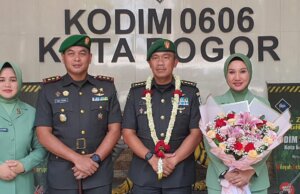 Kodim 0606/Kota Bogor Gelar Tradisi Pelepasan dan Penerimaan Komandan Baru