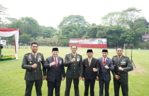 Perayaan HUT ke-79 TNI di Kota Bogor, Rusli Prihatevy Sampaikan Ucapan Selamat dan Harapkan Sinergitas Antar Lembaga