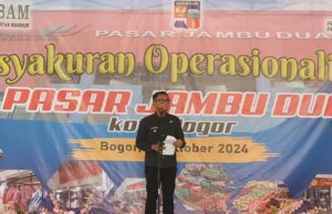 Pj Wali Kota Bogor Resmikan Operasionalisasi dan Tasyakuran Pasar Jambu Dua