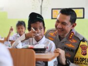 Penuhi Gizi Anak Bangsa, Kapolresta dan Dandim Bogor Berikan Paket Makan Gratis di SDN Kebon Kopi