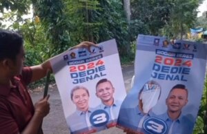Dugaan Kampanye Hitam, APK Paslon Dedie-Jenal Dirusak: Tim Hukum Desak Bawaslu Bertindak