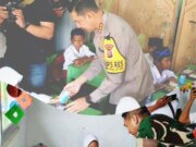 Wujudkan Generasi Sehat, Polresta Bogor dan Kodim 0606 Bagikan Makan Siang Bergizi untuk Pelajar