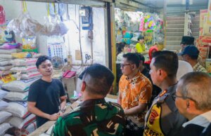 Sidak Pasar, Pj Wali Kota dan Forkopimda Cek Harga Pangan