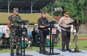 Kolaborasi TNI, Polri, dan Pemkot Bogor Gelar Apel Kesiapsiagaan Bencana Hidrometeorologi