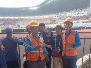 PLN UP3 Bogor Amankan Suplai Listrik Pertandingan Sepakbola Persija Jakarta Versus Persik Kediri