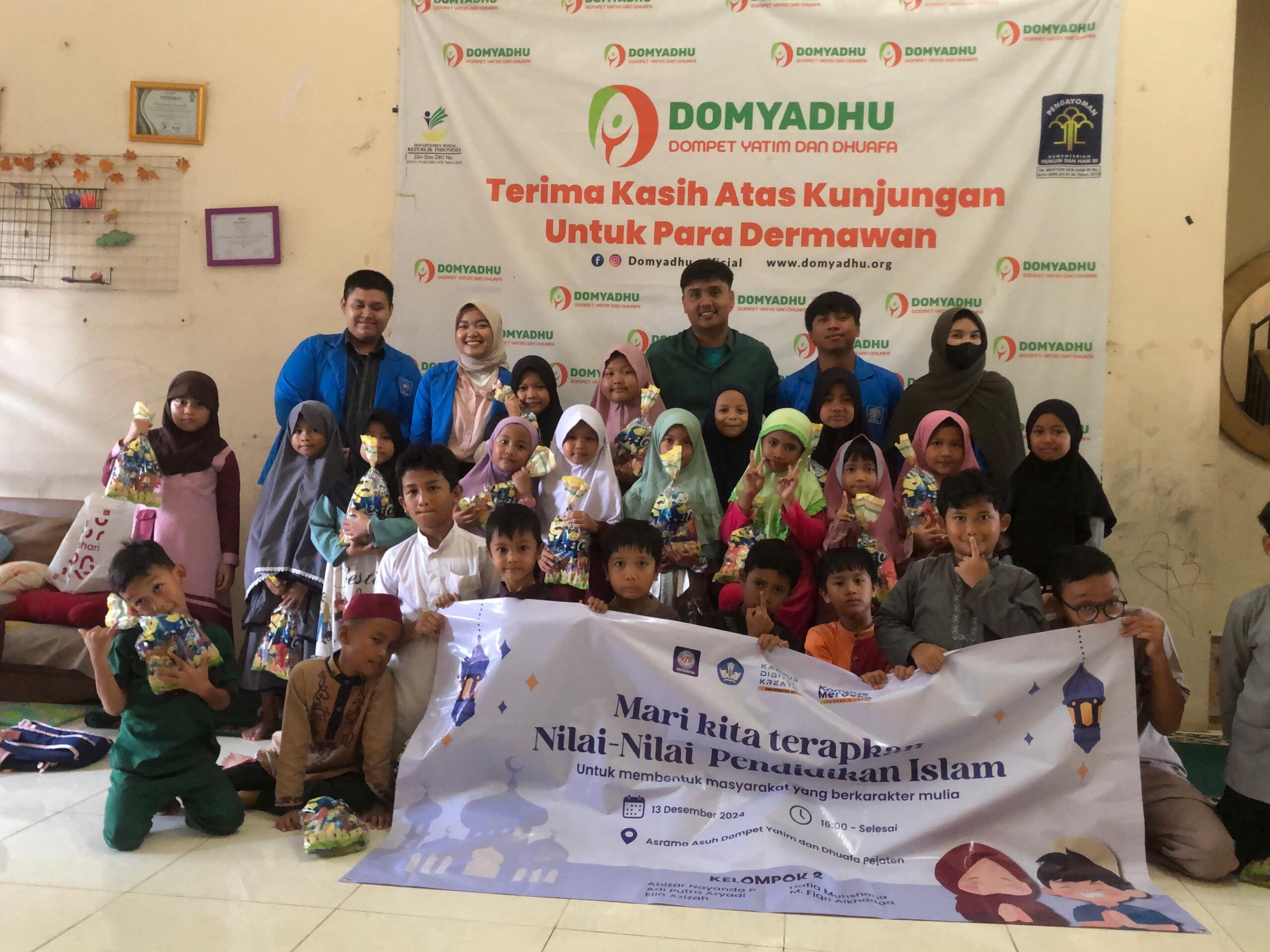 Mahasiswa Universitas BSI Adakan Penyuluhan di Dompet Yatim dan Dhuafa Pejaten
