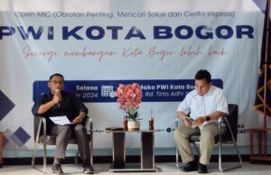 Melalui Open MiC, PWI Kota Bogor Fasilitasi Pemkot dan DPRD Kota Bogor Expose Kinerja 2024
