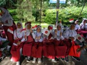 Bogor Meriah, Pelajar Menyambut PM Shigeru Ishiba dengan Antusias