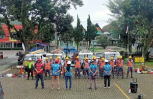 Peringati Bulan K3 Nasional, PLN UP3 Bogor Gelar Pasukan dan Peralatan