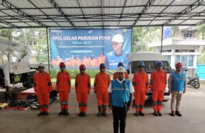 Dukung Visi PLN, PLN UP3 Bogor Gelar Apel Pasukan PDKB