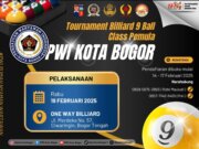 PWI Kota Bogor Siapkan Turnamen Billiar, Hadiah Jutaan Rupiah untuk Pemenang