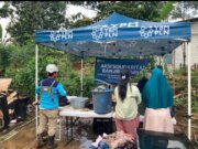 YBM PLN Hadirkan Penatu Gratis untuk Korban Banjir Kawasan Puncak Bogor