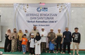 YBM PLN UP3 Bogor Berbagi Bingkisan dan Santunan dalam Program Berkah Ramadhan 1446 H