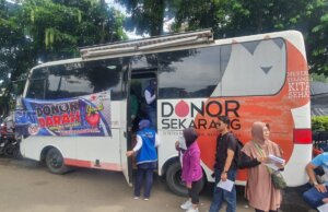 Ratusan Warga Bogor Berpartisipasi dalam Aksi Donor Darah Peduli Thalassemia POPTI Bogor Raya di Sempur