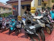Polresta Bogor Kota Amankan Puluhan Sepeda Motor Hasil Tarikan Debt Collector