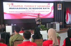 HUT Bhayangkara ke-79, Polresta Bogor Kota Gelar Lomba Debat Hukum untuk Mahasiswa dari 6 Kampus