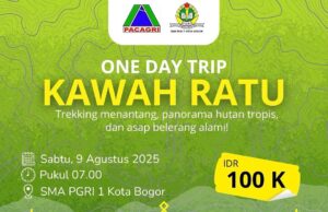 PACAGRI SMA PGRI 1 Bogor Gelar One Day Trip Kawah Ratu, Ajak Siswa Rasakan Petualangan Seru di Alam Terbuka