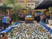 Polresta Bogor Kota Tekan Kriminalitas dengan Pemusnahan 17.000 Botol Miras