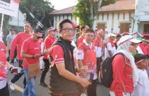 PWI Kota Bogor Ikuti Kirab Merah Putih dalam Rangkaian FMP 2025 Spesial Satu Dekade