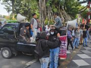 Aksi Gertak di Kantor Dispora dan Balaikota Bogor, Massa Menuntut Transparansi Proyek