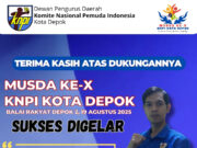 Kondusifitas Musda ke-X KNPI Kota Depok, Koor SC: Berkat Dukungan Penuh Pemkot dan DPRD Musda ke-x KNPI Kota Depok