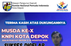Kondusifitas Musda ke-X KNPI Kota Depok, Koor SC: Berkat Dukungan Penuh Pemkot dan DPRD Musda ke-x KNPI Kota Depok