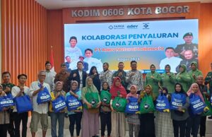 Sinergi Kodim 0606/Kota Bogor, PT Adev dan Tazkia Baitulmal dengan Bagikan 1000 Paket Sembako untuk Masyarakat dalam Rangka HUT TNI ke-80