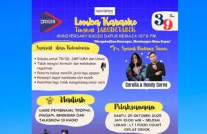 HUT ke-39, Radio Dapur Remaja 107.8 FM Akan Gelar Lomba Karaoke Se-Jabodetabek Lomba Karaoke