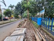 Perumda Tirta Pakuan dan Pelanggan Geram Kontraktor yang Membangun Saluran Drainase di Jalan Tirto Adhi Suryo Bekerja Serampangan