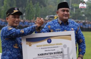 Pemkab Bogor Raih Penghargaan BKN, Bukti Komitmen Bupati Rudy Susmanto Tingkatkan Manajemen ASN
