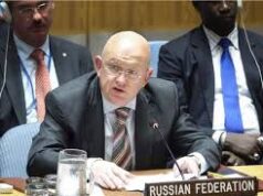 Rusia Kritik Keras Resolusi Gaza: Cacat Hukum Internasional dan Tidak Efektif Wakil Tetap Rusia untuk PBB, Vasily Nebenzia, berbicara dalam sidang Dewan Keamanan PBB di New York. (Foto: LiputanIslam.com/AFP)