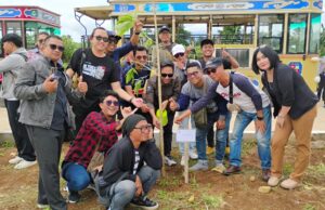 Aksi Ketua PWI Bogor Tanam Pohon Bersama Walikota, Dukung Gerakan Hijaukan Kota Bogor
