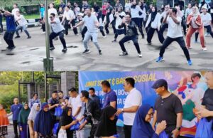 Kolaborasi PWI dan Imigrasi Bogor: Senam Bersama, menyalurkan Kebahagiaan lewat Bakti Sosial!