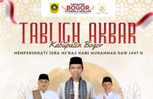 Bupati Bogor Hadirkan Ustadz Abdul Somad pada Peringatan Isra Mi’raj di Masjid Nurul Wathon