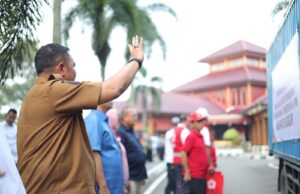 Bupati Bogor Lepas Bantuan Kemanusiaan untuk Korban Longsor di Kabupaten Bandung Barat