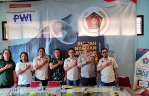 Sebut Diri Mirip ‘Upin Ipin’, Kapolresta dan Dandim Sowan ke PWI Kota Bogor Jaga Kondusifitas