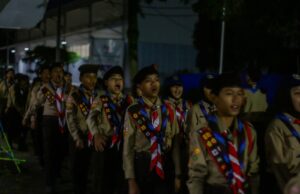 Tanamkan Karakter dan Disiplin, Ratusan Anggota Pramuka Ikuti Jambore Ranting Tansa