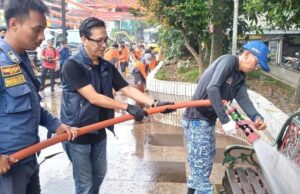 PWI Ikut Aksi Korve Kebersihan Bersama Menteri LH, Bukti Cinta Wartawan pada Kota Bogor