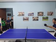Rayakan HPN 2026, PWI Kota Bogor “Smesh” Kejenuhan Wartawan Lewat Tenis Meja
