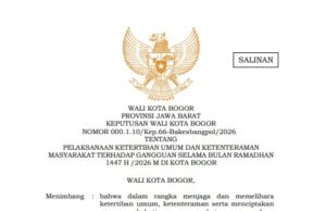 Instruksi Walikota Bogor : THM Wajib Tutup Total Selama Ramadhan, Pelanggar Sanksi Berat!