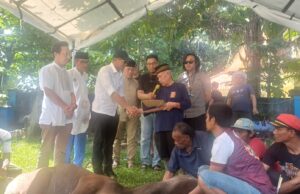 PWI Kota Bogor Perdana Sembelih Satu Ekor Sapi, Kang JM : Idul Adha jadi Simbol Kolaborasi