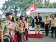 Buka Dianpinsat 2026 di Balaikota, 60 Pramuka Penegak Kota Bogor ‘Long March’ Menuju Lokasi Pembinaan