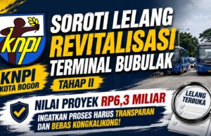 KNPI Kota Bogor Soroti Lelang Revitalisasi Terminal Bubulak Tahap II Rp6,3 Miliar, Ingatkan Proses Harus Transparan dan Bebas Kongkalikong