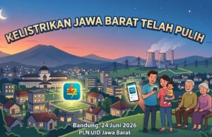 Kelistrikan Jawa Barat Telah Pulih