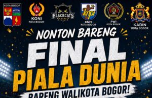 Satukan Bogor! Wali Kota, Lintas Organisasi, dan Ribuan Warga Siap Menggelegar di Nobar Final Piala Dunia