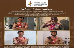 Bikin Bangga Kota Hujan! 4 Penggalang Kwarcab Kota Bogor Tembus Seleksi Nasional Petugas Upacara Hari Pramuka & Jamnas XII
