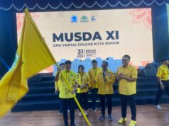 Aklamasi di Musda XI, Rusli Prihatevy Dituntut Jaga Soliditas dan Dongkrak Kursi Golkar Kota Bogor