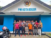 Silaturahmi ke Mako PWI Kota Bogor, Kang Andy Jualan Gagasan Ini Sebagai Modal Maju di Konferprov PWI Jabar